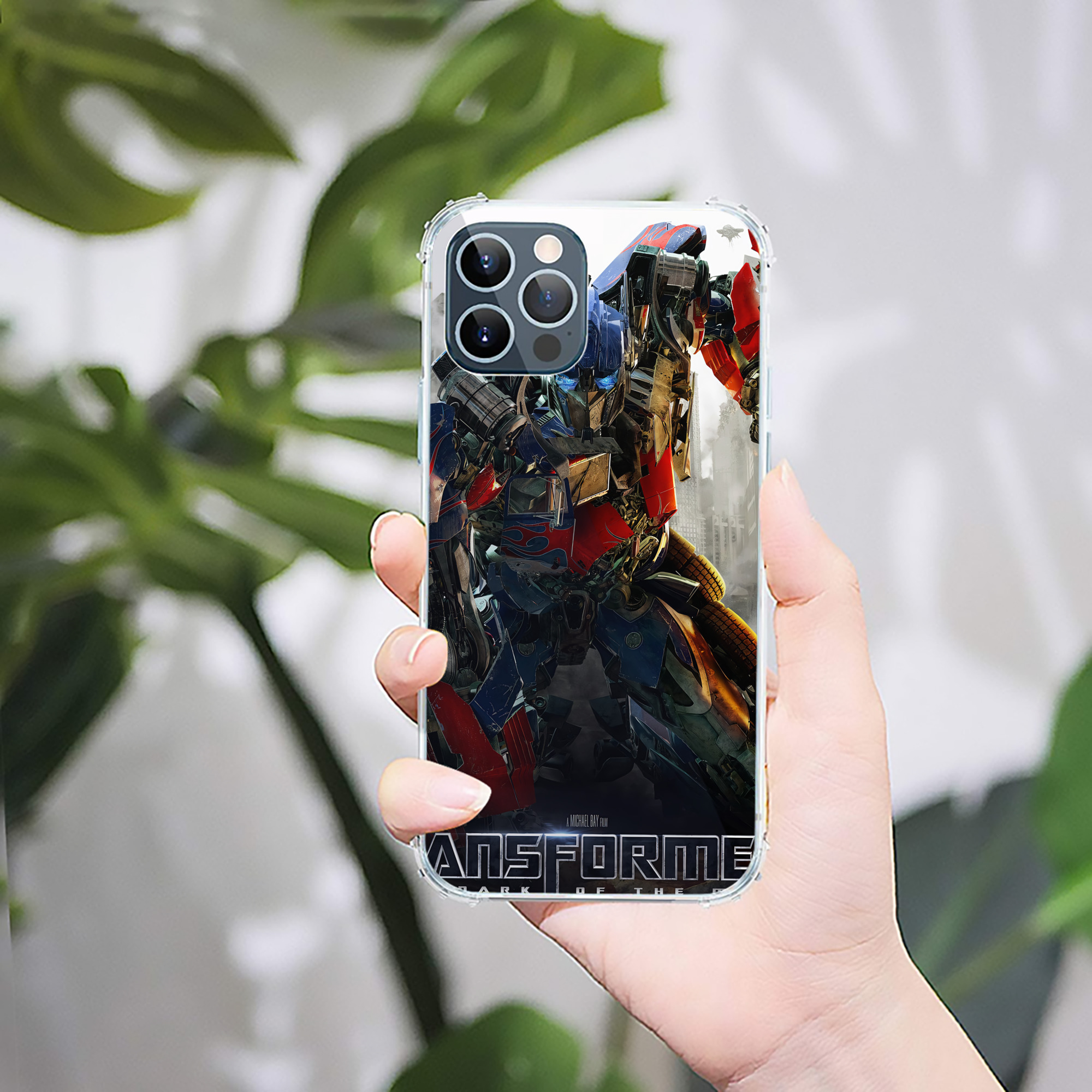 （画像用） Transformers トランスフォーマー 【iPhone 12シリーズ対応】透明スマホケース（クリアソフトケース）